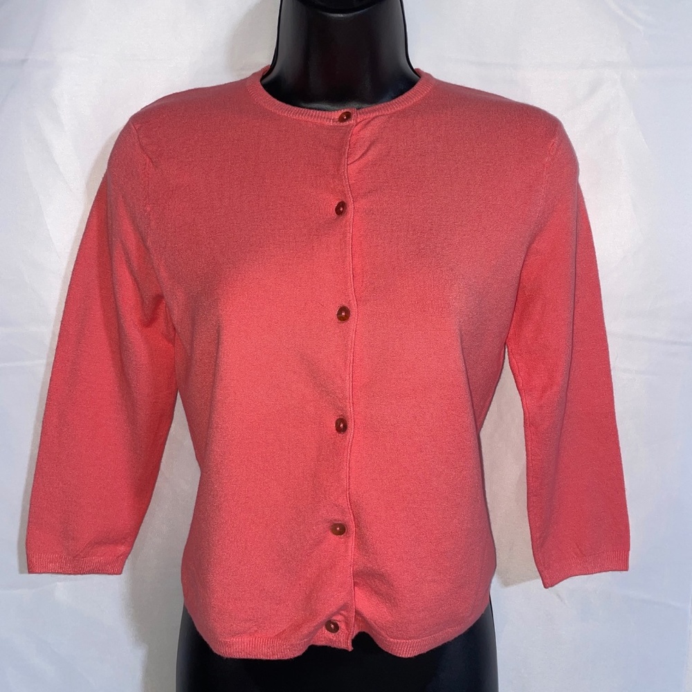 Vintage Tocca Womens Cardigan 3/4 Sleeve Size M